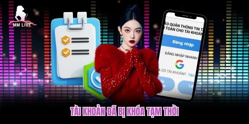 Tài khoản đã bị khóa tạm thời Tài khoản đã bị khóa tạm thời