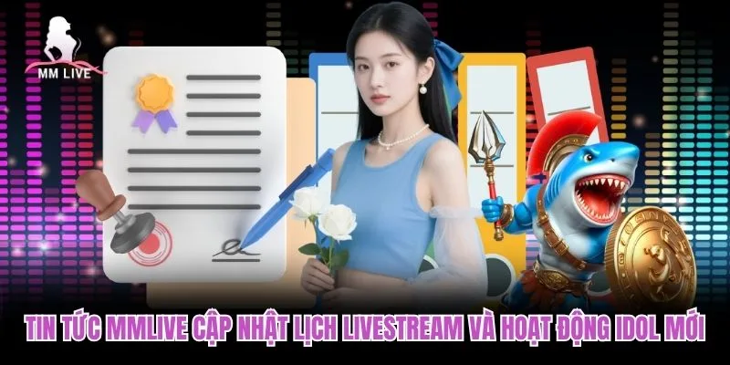 Tin tức MMLIVE cập nhật lịch livestream và hoạt động idol mới